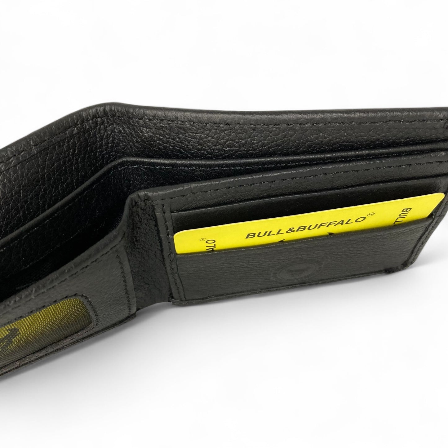 Premium Bull & Buffalo Leather Dollar Size Wallet