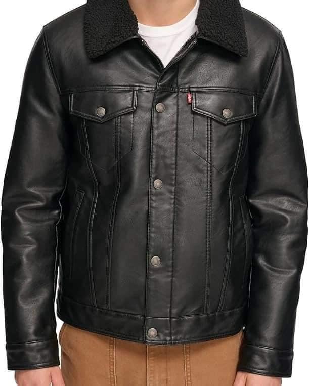 Premium Bull & Buffalo Leather Men's Jacket 100% Pure Leather