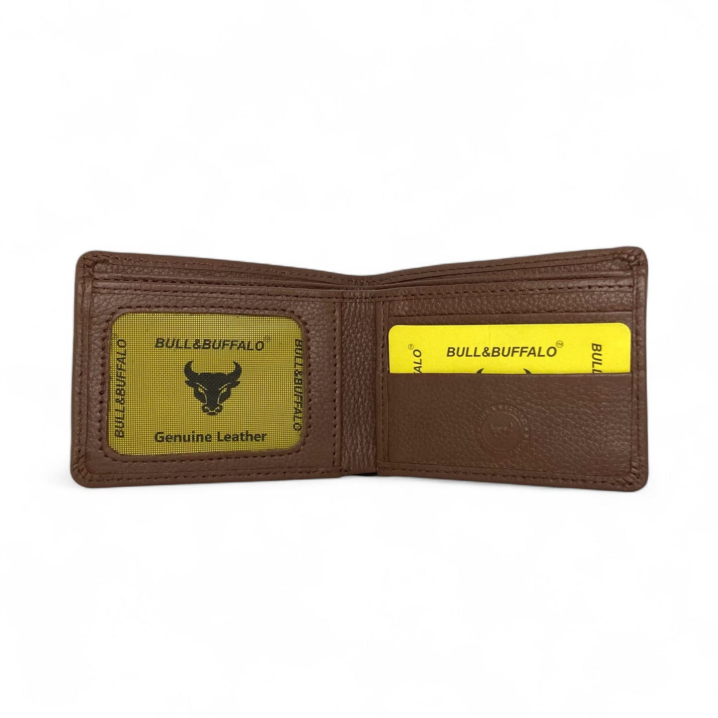 Premium Bull & Buffalo Leather Dollar Size Wallet