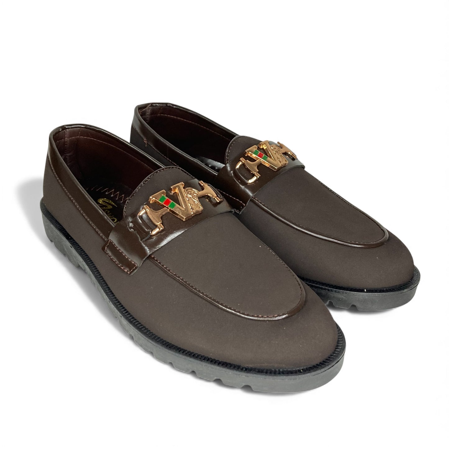 Suede Loafers - Navy Blue