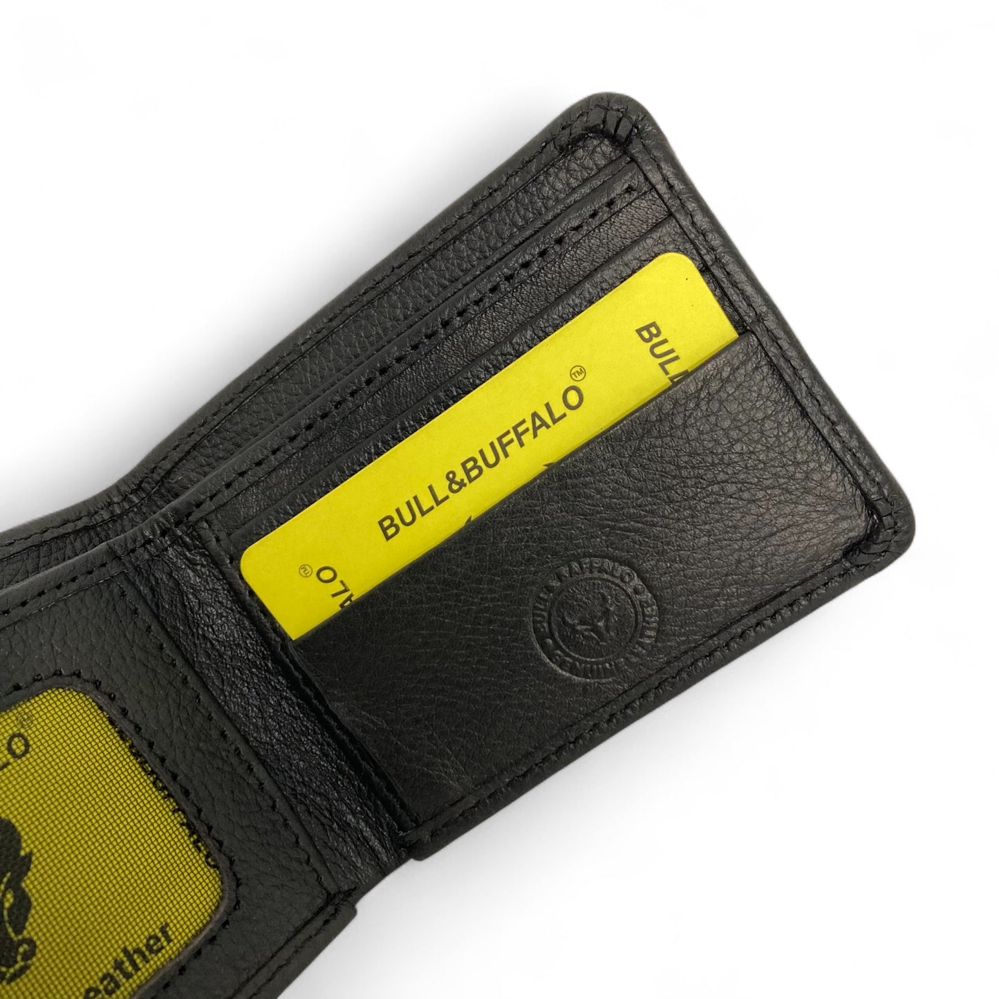 Premium Bull & Buffalo Leather Dollar Size Wallet