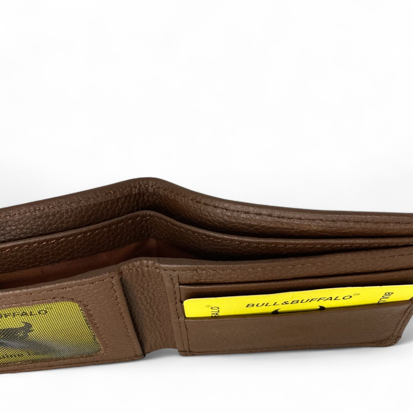 Premium Bull & Buffalo Leather Dollar Size Wallet