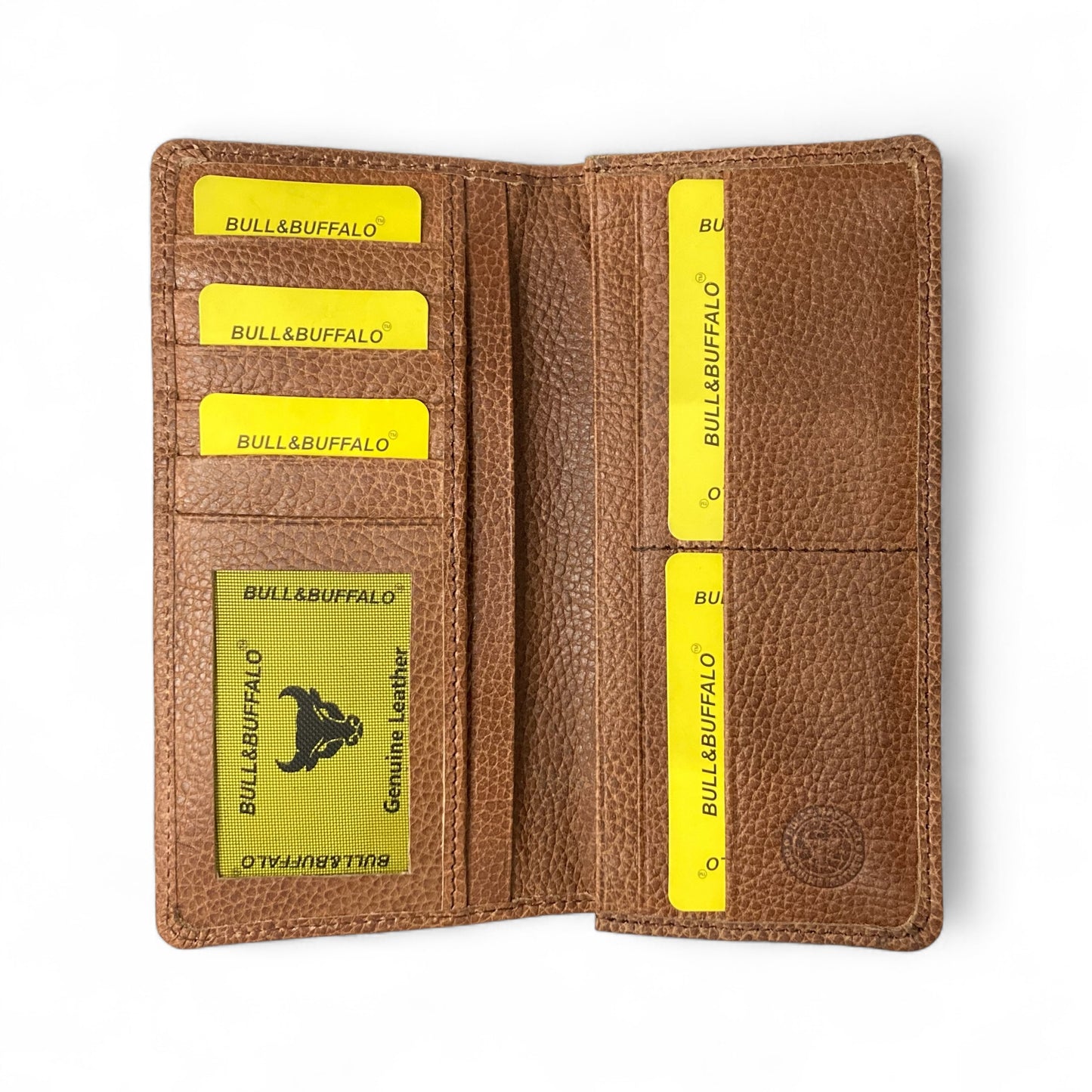 Premium Bull & Buffalo Leather Long Wallet