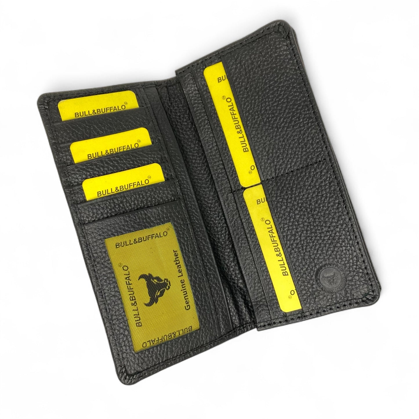 Premium Bull & Buffalo Leather Long Wallet