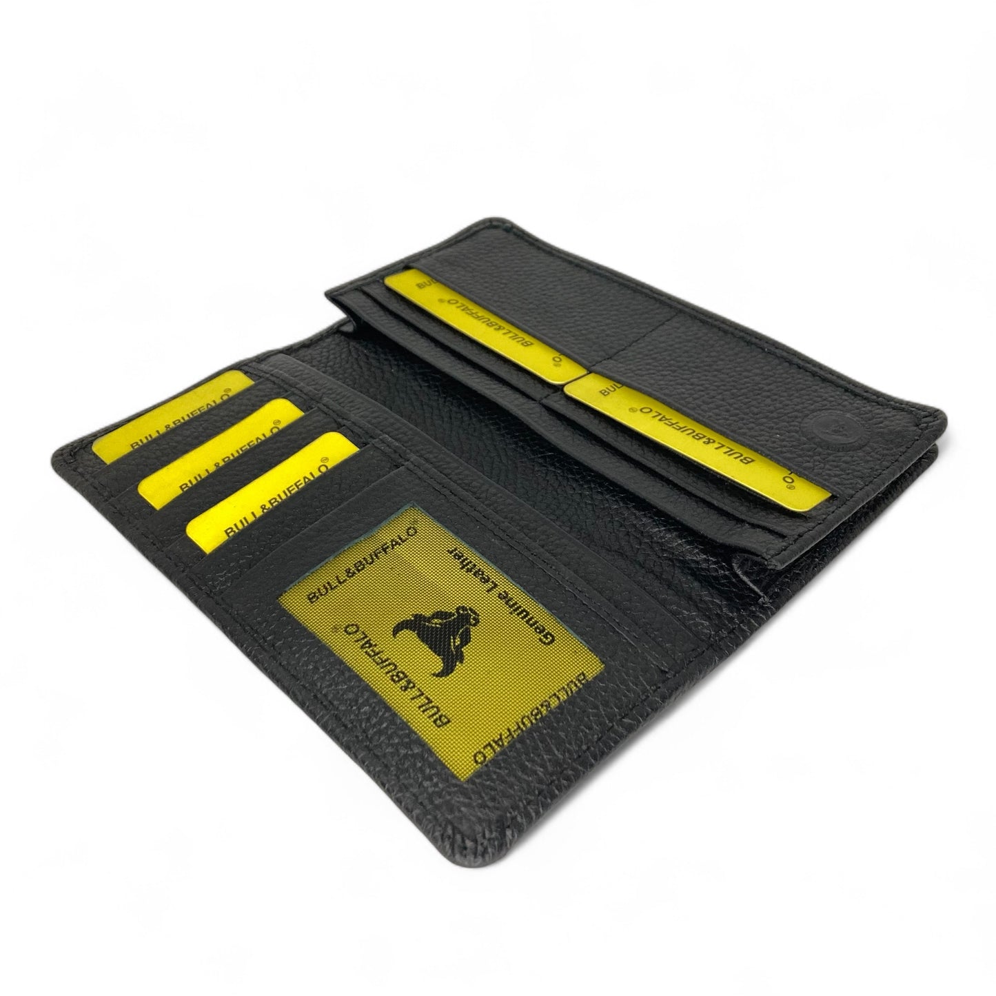 Premium Bull & Buffalo Leather Long Wallet