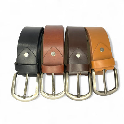 Premium Bull & Buffalo Leather Belt for Men Semi-Formal, 40mm Wide