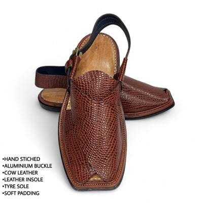 Premium Leather Peshawari Chappal