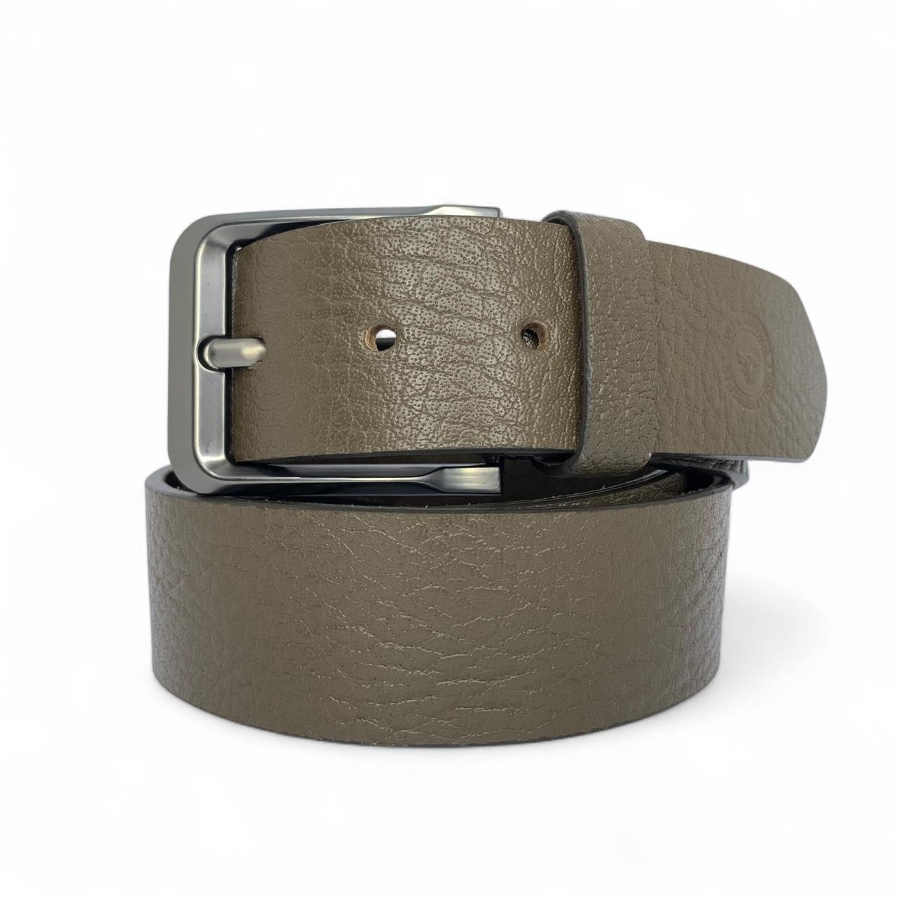 "Premium Bull & Buffalo Leather Belt for Men - 40mm Wide, Perfect for Jeans"