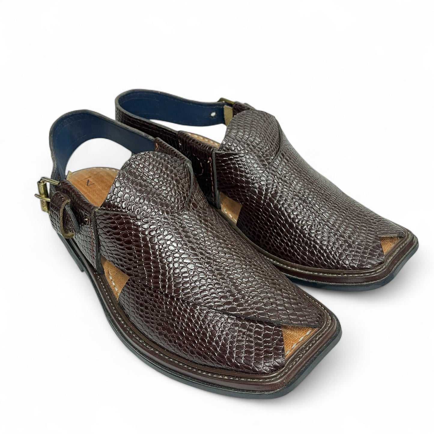 Premium Leather Peshawari Chappal (Leftover)